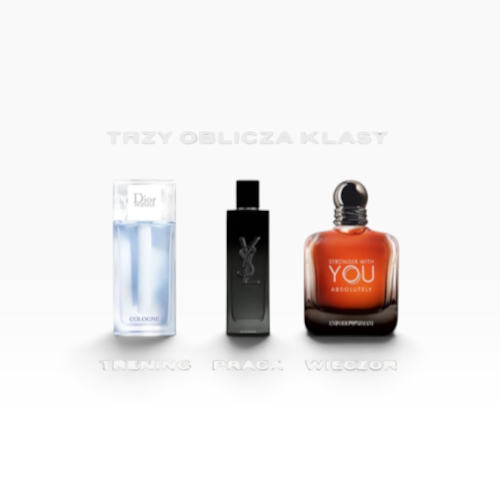 Zestaw „3 Oblicza Klasy" — odlewki perfum